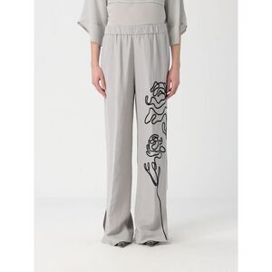 Liviana Conti Pants Woman Grey
